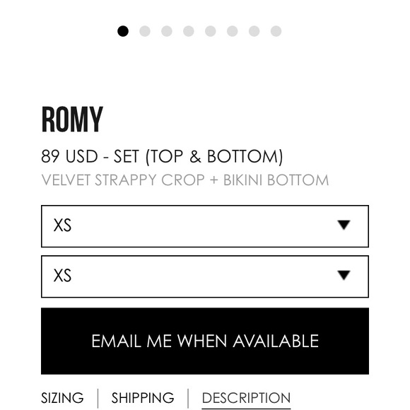 SOLD triangl Romy XS Bikini - Picture 8 of 8